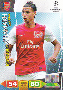 Marouane Chamakh Arsenal 2011/12 Panini Adrenalyn XL CL #19